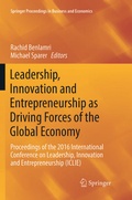 Cover: Leadership, Innovation and Entrepreneurship as Driving Forces of the Global Economy - Springer