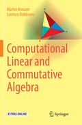Cover: Computational Linear and Commutative Algebra - Springer