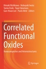 Cover: Correlated Functional Oxides - Springer