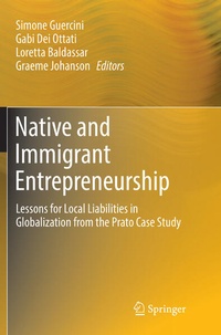 Enlarge image Cover: Native and Immigrant Entrepreneurship - Springer