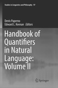 Cover: Handbook of Quantifiers in Natural Language: Volume II - Springer