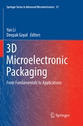 Cover: 3D Microelectronic Packaging - Springer