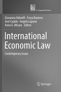 Cover: International Economic Law - Springer