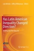 Cover: Has Latin American Inequality Changed Direction? - Springer