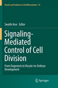 Cover: Signaling-Mediated Control of Cell Division - Springer