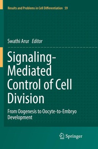Enlarge image Cover: Signaling-Mediated Control of Cell Division - Springer
