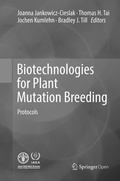 Cover: Biotechnologies for Plant Mutation Breeding - Springer