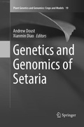 Cover: Genetics and Genomics of Setaria - Springer