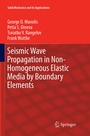 Cover: Seismic Wave Propagation in Non-Homogeneous Elastic Media by Boundary Elements - Springer