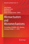 Cover: Microactuators and Micromechanisms - Springer