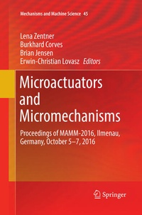 Enlarge image Cover: Microactuators and Micromechanisms - Springer