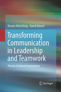 Enlarge image Cover: Transforming Communication in Leadership and Teamwork - Springer