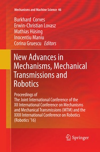 Enlarge image Cover: New Advances in Mechanisms, Mechanical Transmissions and Robotics - Springer