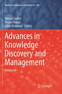 Enlarge image Cover: Advances in Knowledge Discovery and Management - Springer