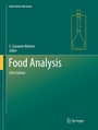 Cover: Food Analysis - Springer