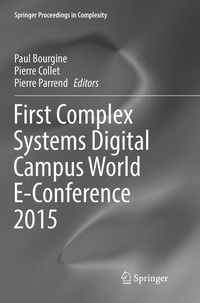 Enlarge image Cover: First Complex Systems Digital Campus World E-Conference 2015 - Springer