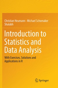 Enlarge image Cover: Introduction to Statistics and Data Analysis - Springer
