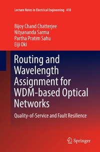 Enlarge image Cover: Routing and Wavelength Assignment for WDM-based Optical Networks - Springer