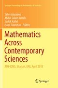 Cover: Mathematics Across Contemporary Sciences - Springer