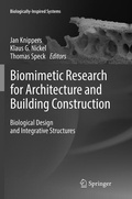 Cover: Biomimetic Research for Architecture and Building Construction - Springer