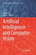 Cover: Artificial Intelligence and Computer Vision - Springer