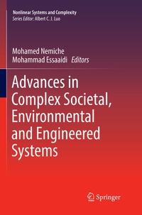Enlarge image Cover: Advances in Complex Societal, Environmental and Engineered Systems - Springer