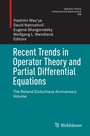Cover: Recent Trends in Operator Theory and Partial Differential Equations - Birkh&auml;user