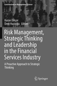 Bild vergrößern Bild: Risk Management, Strategic Thinking and Leadership in the Financial Services Industry - Springer