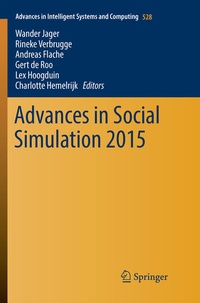 Enlarge image Cover: Advances in Social Simulation 2015 - Springer
