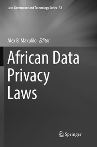 Enlarge image Cover: African Data Privacy Laws - Springer
