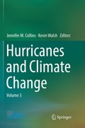 Cover: Hurricanes and Climate Change - Springer