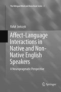 Cover: Affect-Language Interactions in Native and Non-Native English Speakers - Springer
