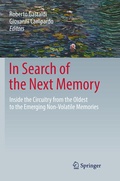 Cover: In Search of the Next Memory - Springer
