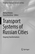 Cover: Transport Systems of Russian Cities - Springer