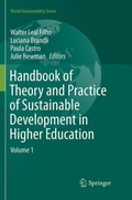 Cover: Handbook of Theory and Practice of Sustainable Development in Higher Education - Springer