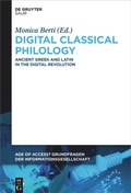 Cover: Digital Classical Philology - De Gruyter Saur