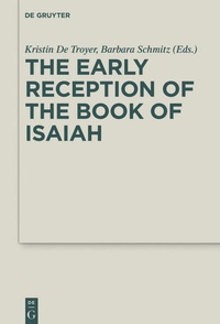 Enlarge image Cover: The Early Reception of the Book of Isaiah - De Gruyter
