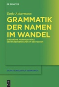 Cover: Grammatik der Namen im Wandel - De Gruyter
