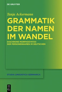 Abbildung von: Grammatik der Namen im Wandel - De Gruyter