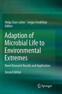 Enlarge image Cover: Adaption of Microbial Life to Environmental Extremes - Springer