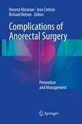 Cover: Complications of Anorectal Surgery - Springer