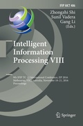 Cover: Intelligent Information Processing VIII - Springer
