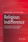 Cover: Religious Indifference - Springer