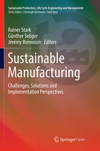 Enlarge image Cover: Sustainable Manufacturing - Springer