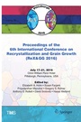 Cover: Proceedings of the 6th International Conference on Recrystallization and Grain Growth (ReX&GG 2016) - Springer