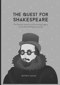 Cover: The Quest for Shakespeare - Palgrave Macmillan