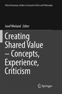 Cover: Creating Shared Value - Concepts, Experience, Criticism - Springer