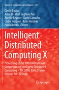 Cover: Intelligent Distributed Computing X - Springer