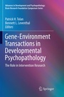 Cover: Gene-Environment Transactions in Developmental Psychopathology - Springer