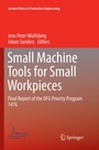 Cover: Small Machine Tools for Small Workpieces - Springer